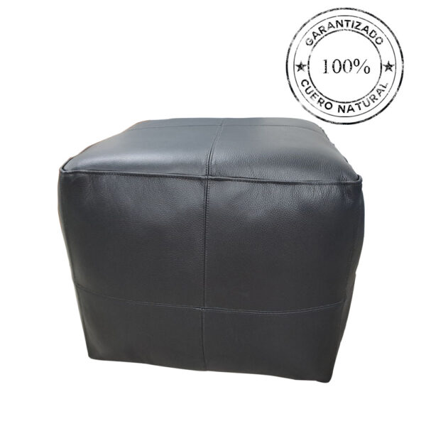 PUFF CUBO NEGRO DE 55x55x45cm